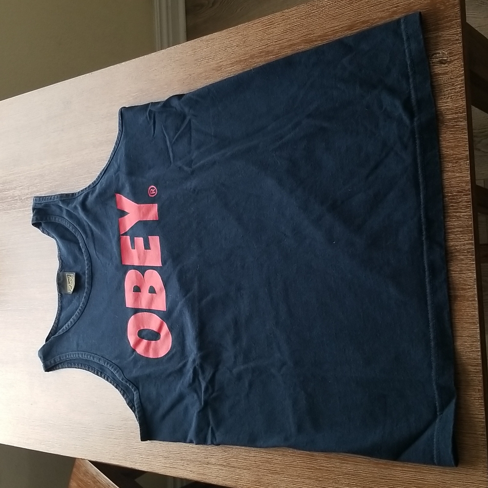 🐳Obey Blue Tank Top